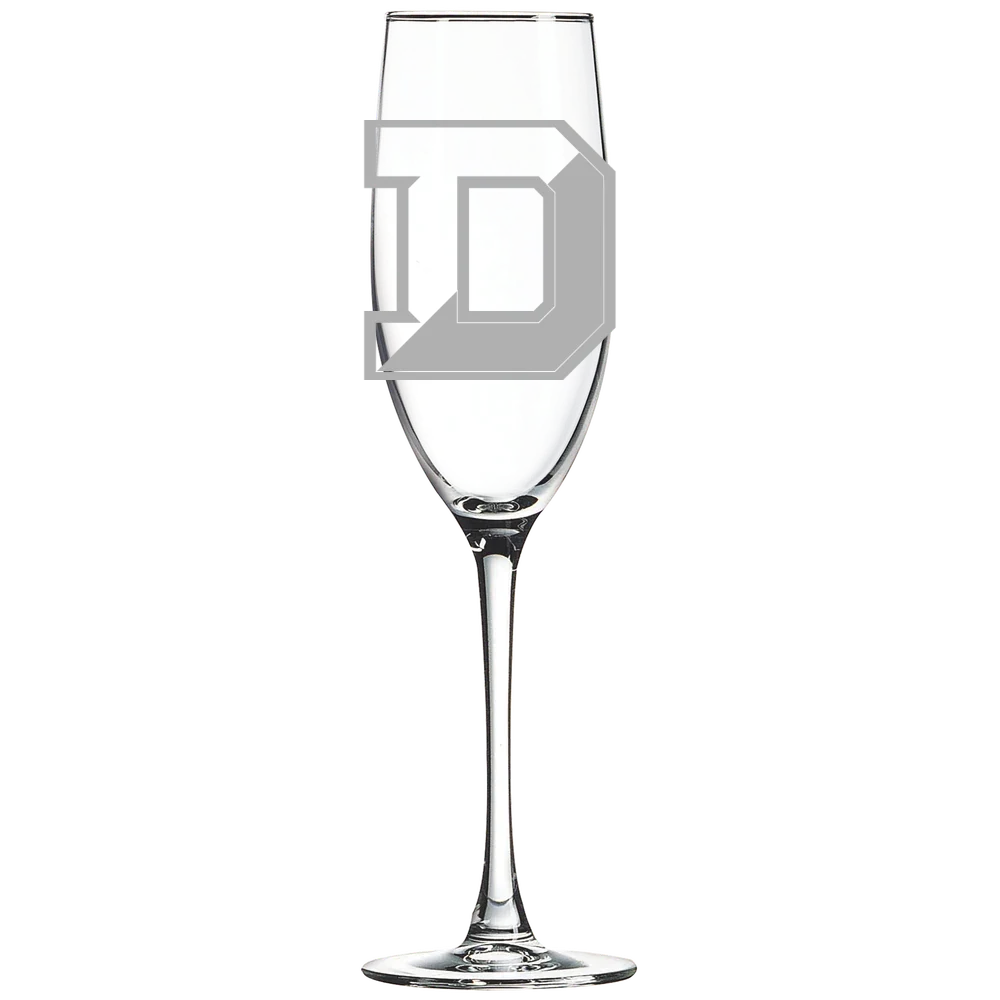Denison University Polar Camel 8 oz. Champagne Flute
