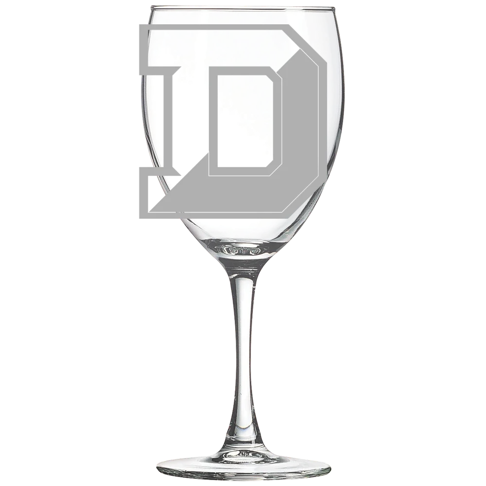 Denison University Polar Camel 10 1/2 oz. Wine Glass