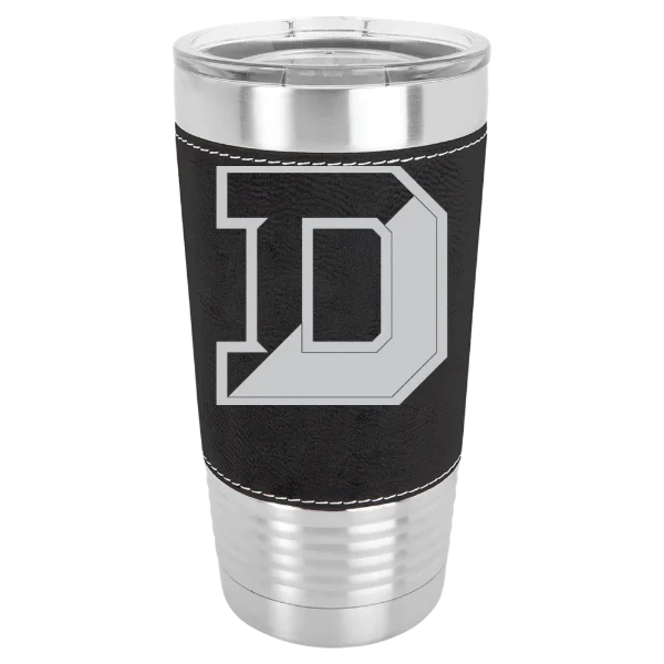 Denison University Polar Camel 20 oz. Leatherette Grip Tumbler with Standard Lid