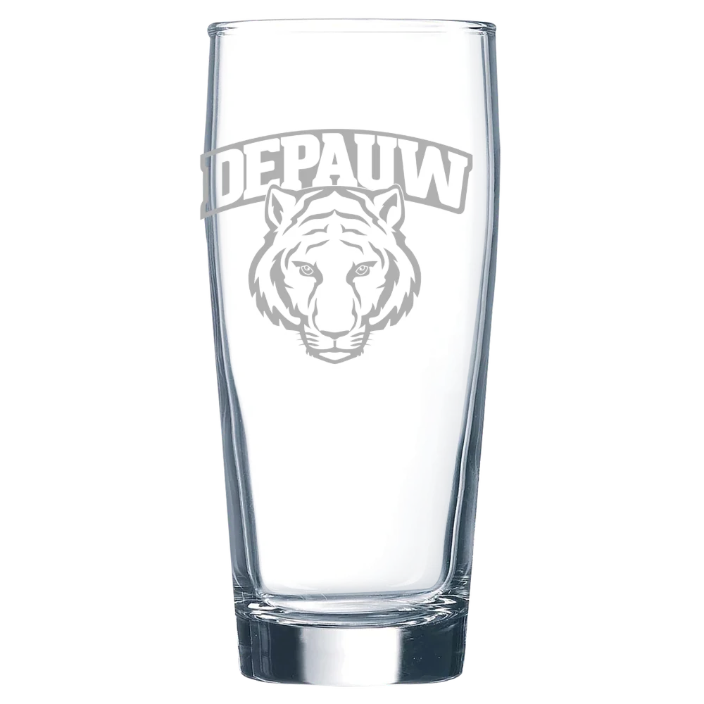 DePauw University Polar Camel 16 oz. Willi Becher Beer Glass
