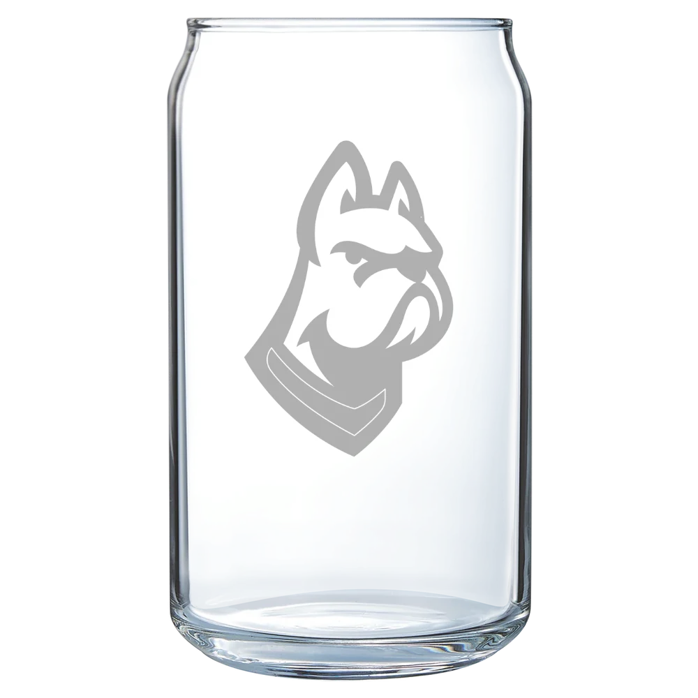 DeSales University Polar Camel 16 oz. Can Glass