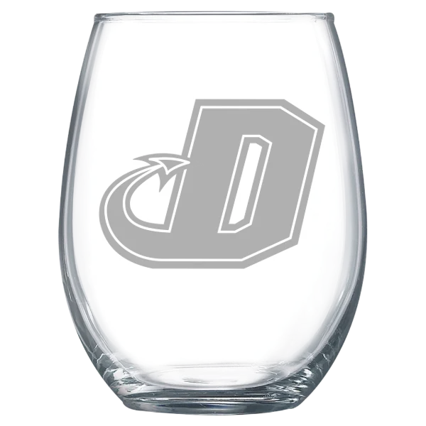 Dickinson College Polar Camel 15 oz. Stemless Wine Glass