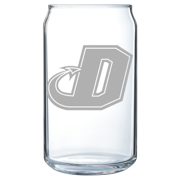 Dickinson College Polar Camel 16 oz. Can Glass