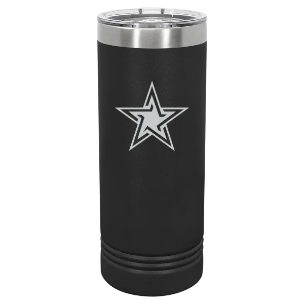 Dominican University (Illinois) Polar Camel 22 oz. Skinny Tumbler with Slider Lid