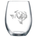 East Texas Baptist University Polar Camel 9 oz. Stemless Wine Glass
