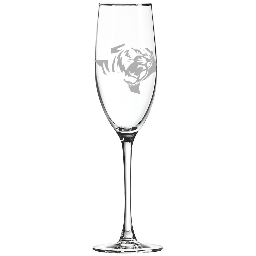 East Texas Baptist University Polar Camel 8 oz. Champagne Flute