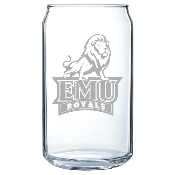 Eastern Mennonite University Polar Camel 16 oz. Can Glass