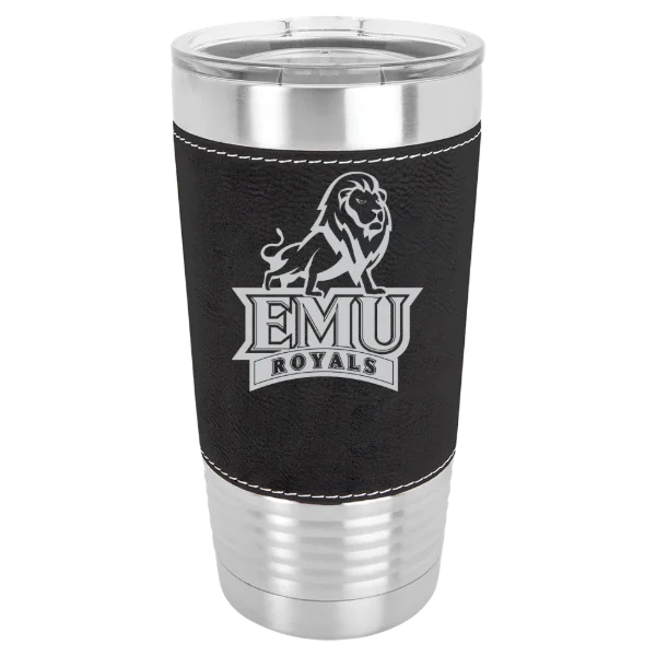 Eastern Mennonite University Polar Camel 20 oz. Leatherette Grip Tumbler with Standard Lid