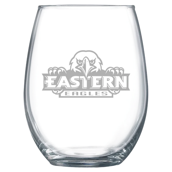 Eastern University Polar Camel 15 oz. Stemless Wine Glass