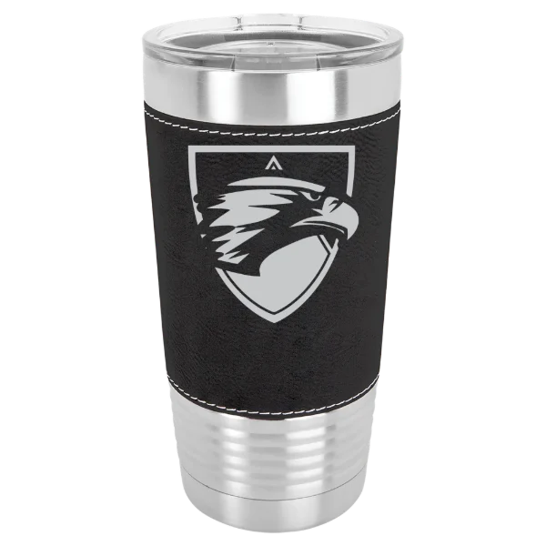 Edgewood University Polar Camel 20 oz. Leatherette Grip Tumbler with Standard Lid