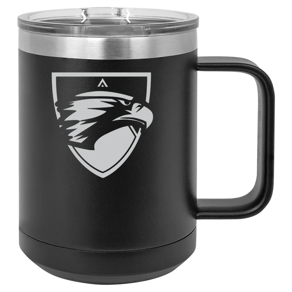 Edgewood University Polar Camel 15 oz. Mug with Slider Lid