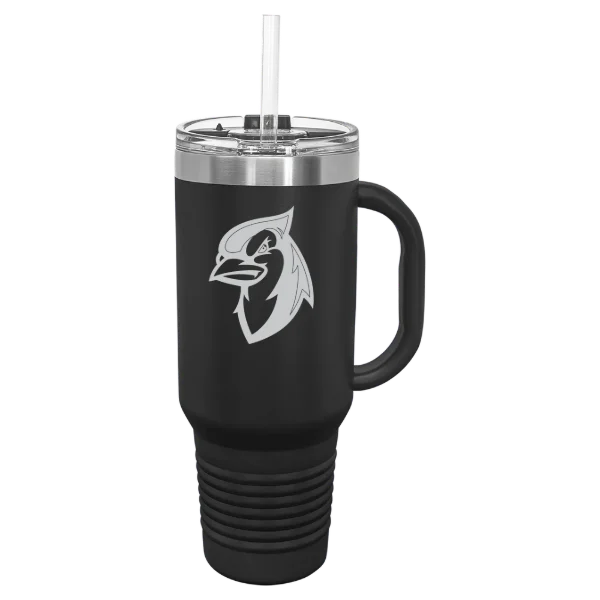 Elizabethtown College Polar Camel 40 oz. Travel Mug with Snap Lid & Straw