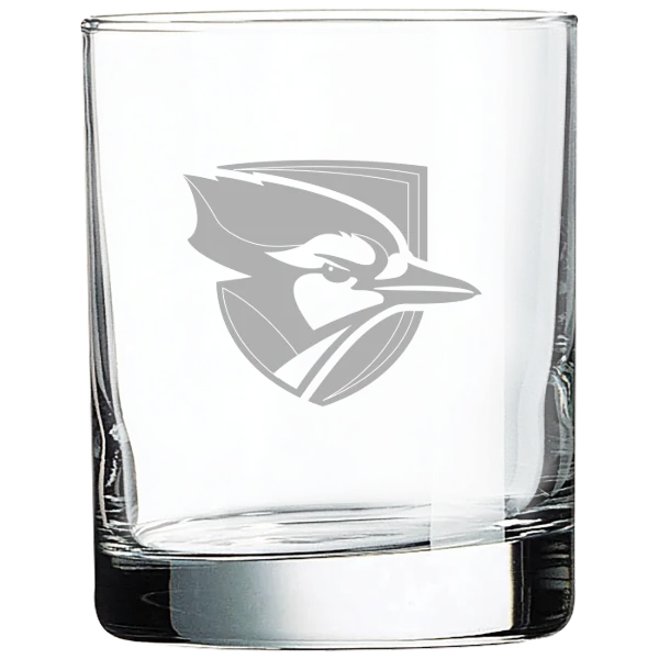 Elmhurst University Polar Camel 10 1/2 oz. On The Rocks Glass