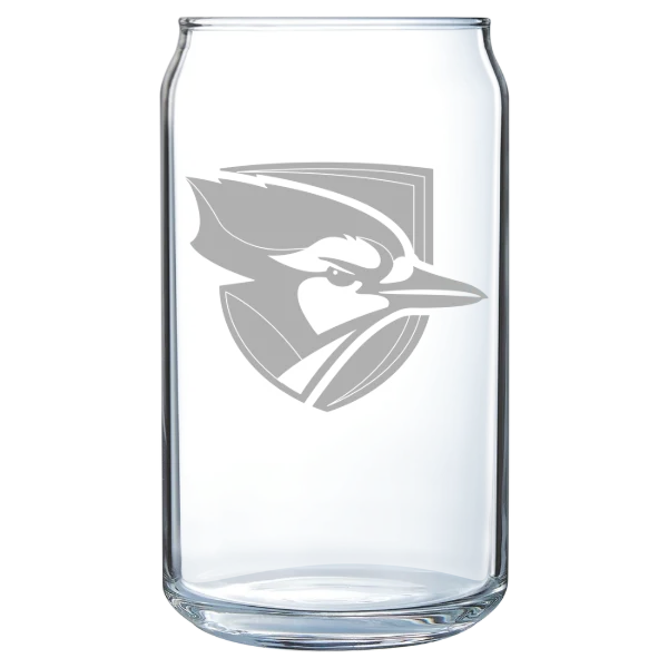 Elmhurst University Polar Camel 16 oz. Can Glass