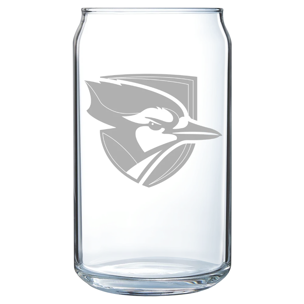 Elmhurst University Polar Camel 16 oz. Can Glass