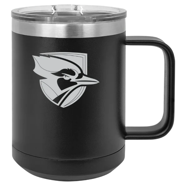 Elmhurst University Polar Camel 15 oz. Mug with Slider Lid