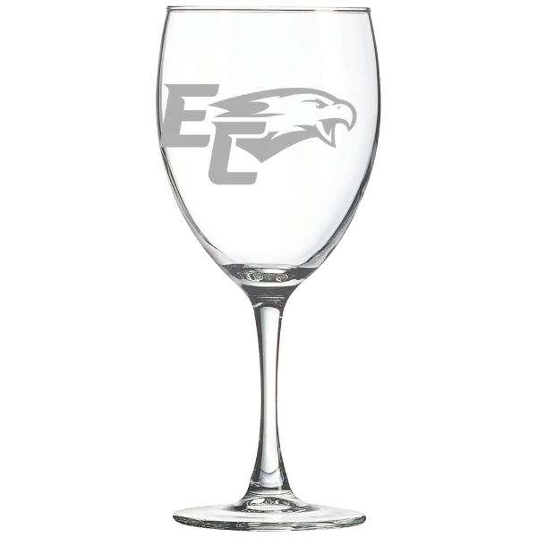 Elmira College Polar Camel 10 1/2 oz. Wine Glass