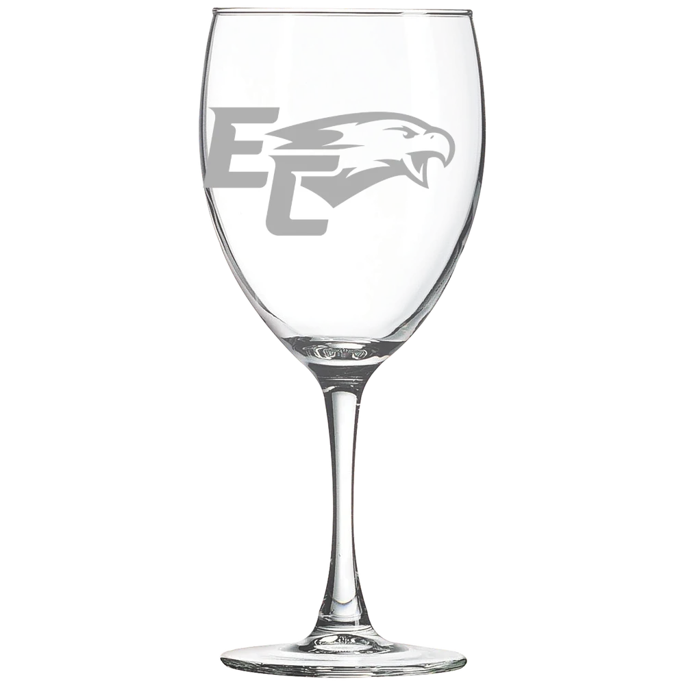 Elmira College Polar Camel 10 1/2 oz. Wine Glass