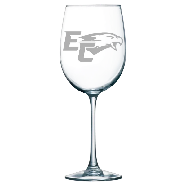Elmira College Polar Camel 19 oz. Wine Glass
