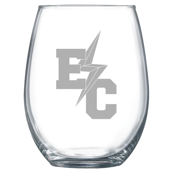 Elms College Polar Camel 15 oz. Stemless Wine Glass