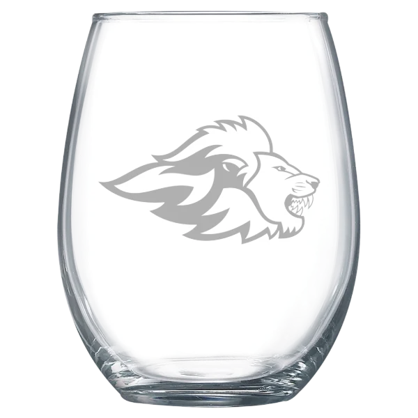 Emerson College Polar Camel 15 oz. Stemless Wine Glass