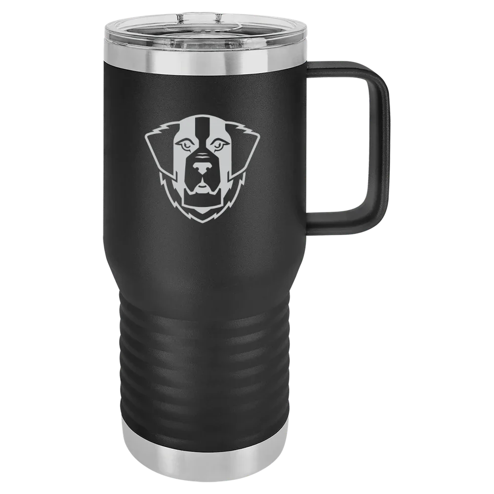 Emmanuel College (Massachusetts) Polar Camel 20 oz. Travel Mug with Slider Lid