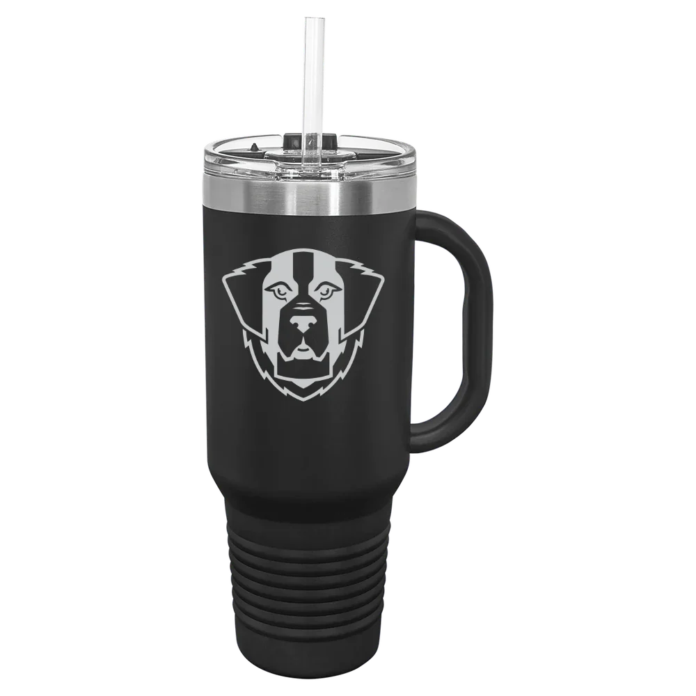 Emmanuel College (Massachusetts) Polar Camel 40 oz. Travel Mug with Snap Lid & Straw