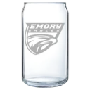 Emory University Polar Camel 16 oz. Can Glass