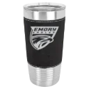 Emory University Polar Camel 20 oz. Leatherette Grip Tumbler with Standard Lid