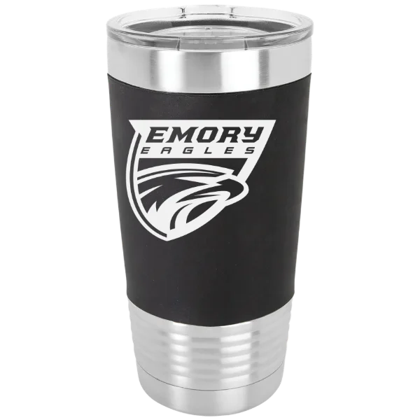 Emory University Polar Camel 20 oz. Silicone Grip Tumbler with Standard Lid