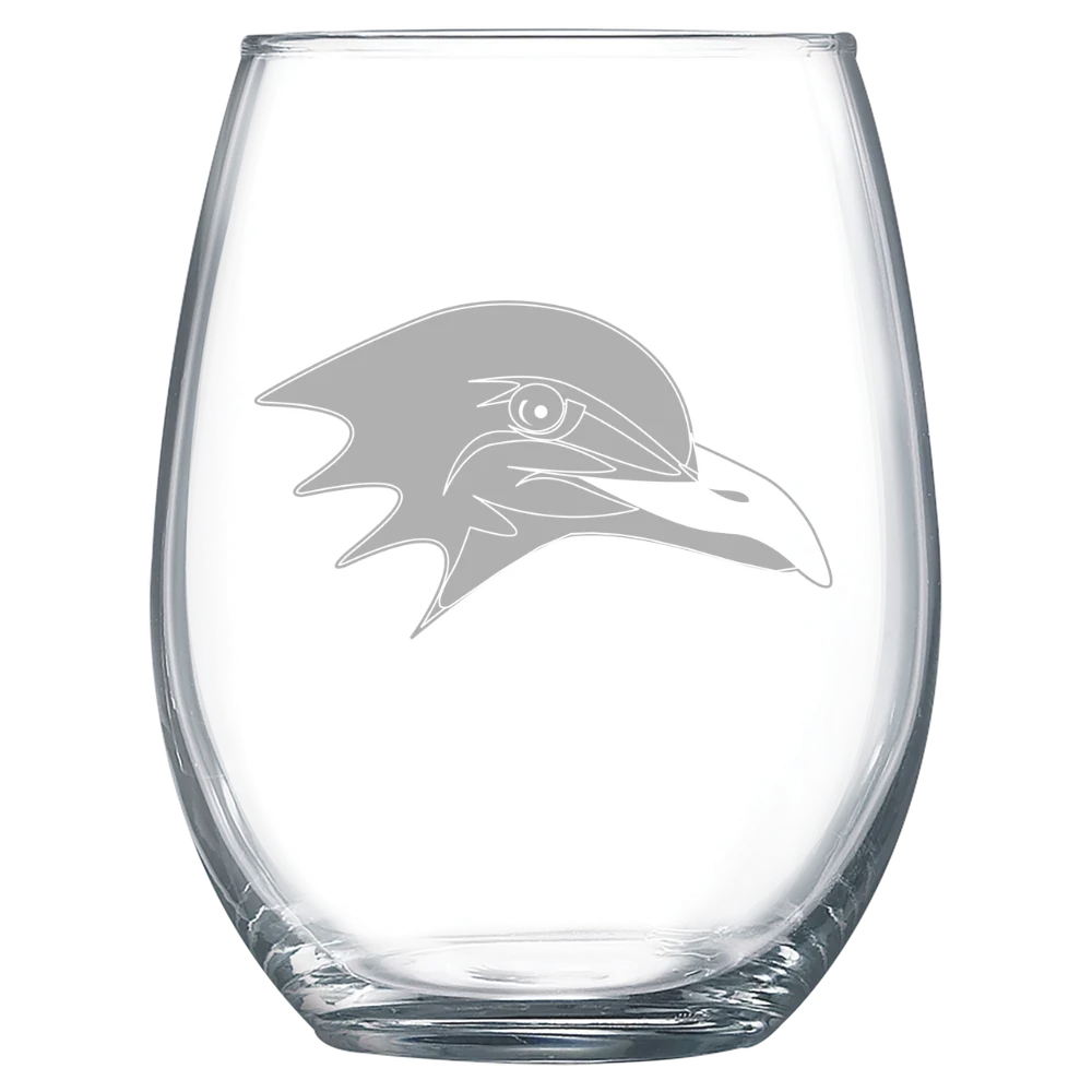 Endicott College Polar Camel 15 oz. Stemless Wine Glass
