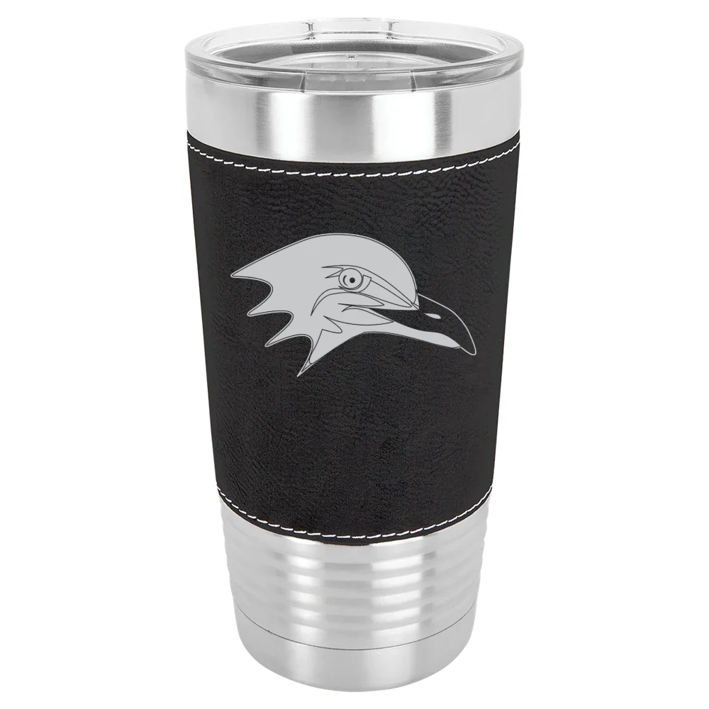 Endicott College Polar Camel 20 oz. Leatherette Grip Tumbler with Standard Lid