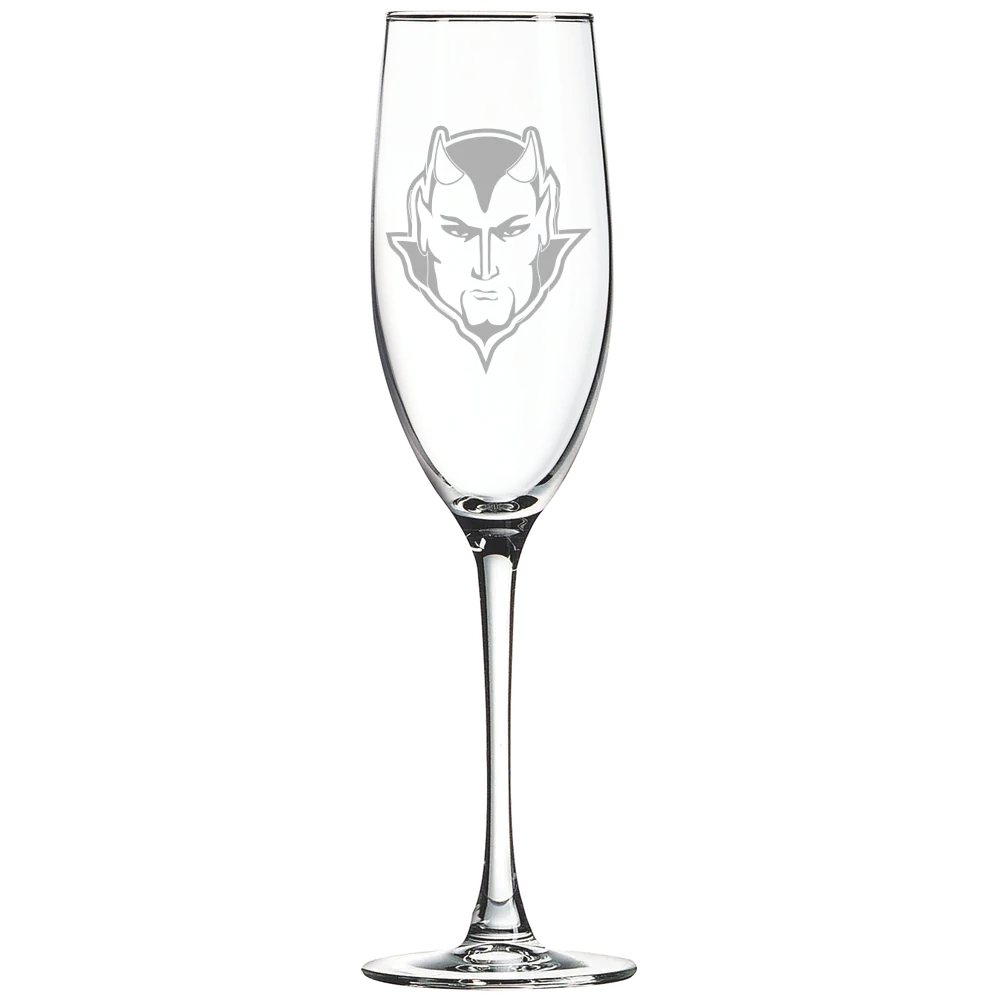 Eureka College Polar Camel 8 oz. Champagne Flute