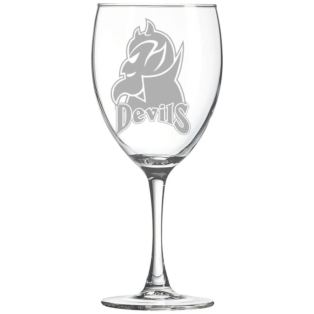 Fairleigh Dickinson University, Florham Polar Camel 10 1/2 oz. Wine Glass