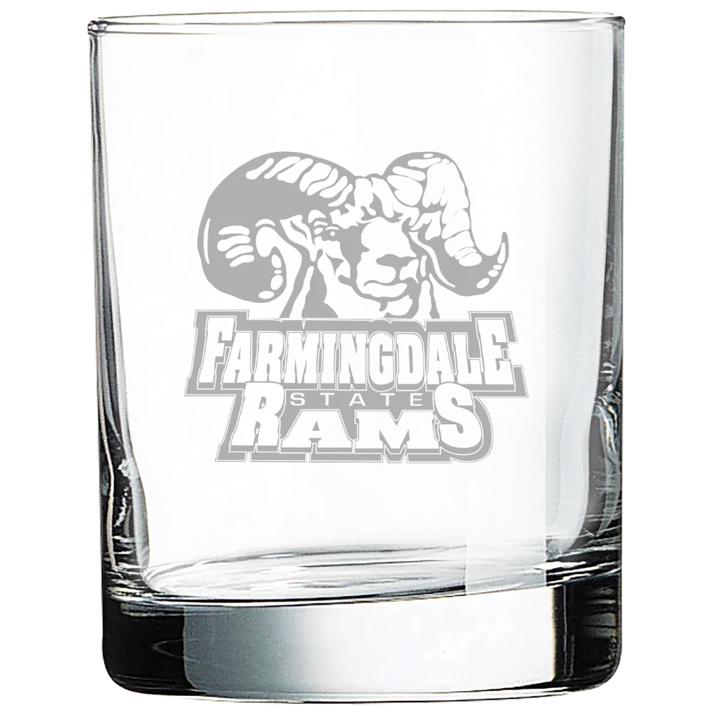 Farmingdale State College Polar Camel 10 1/2 oz. On The Rocks Glass
