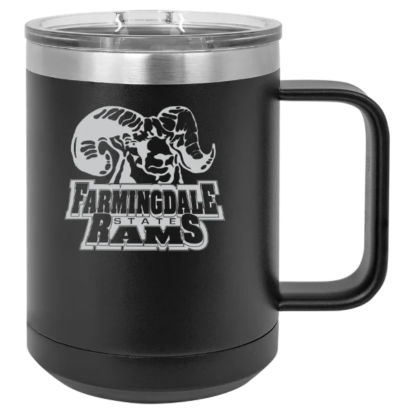 Farmingdale State College Polar Camel 15 oz. Mug with Slider Lid