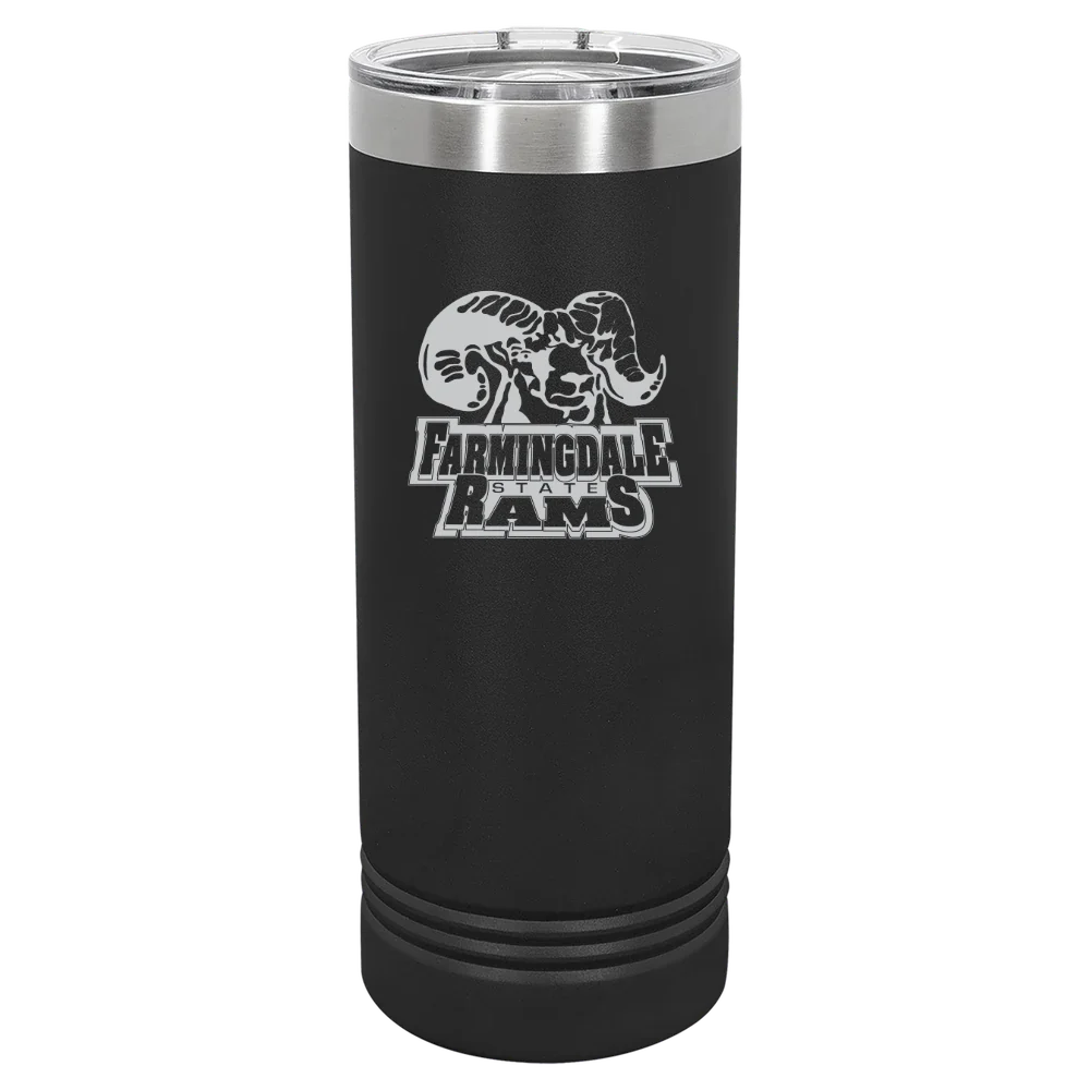 Farmingdale State College Polar Camel 22 oz. Skinny Tumbler with Slider Lid