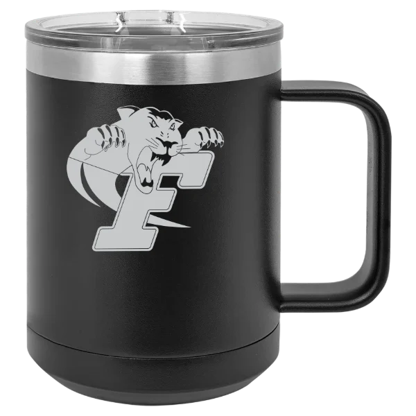 Ferrum College Polar Camel 15 oz. Mug with Slider Lid