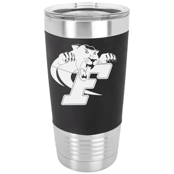Ferrum College Polar Camel 20 oz. Silicone Grip Tumbler with Standard Lid