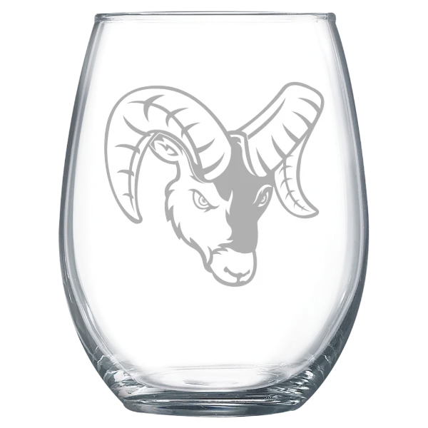 Framingham State University Polar Camel 15 oz. Stemless Wine Glass
