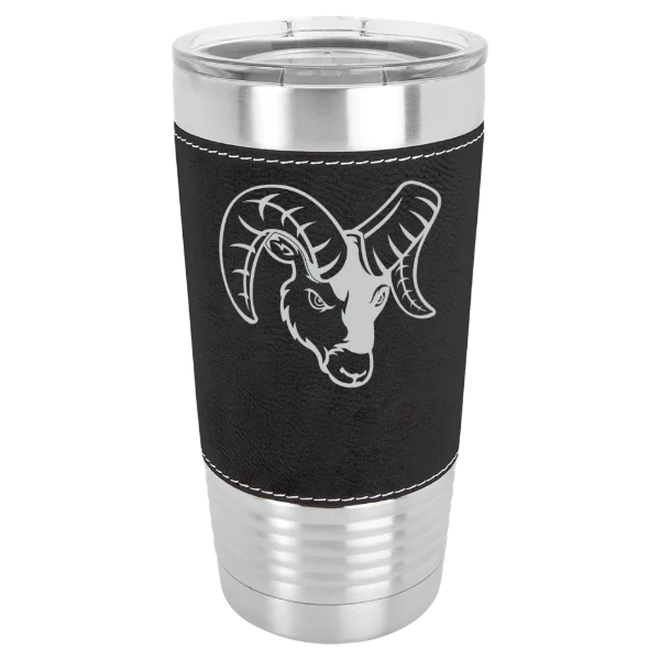 Framingham State University Polar Camel 20 oz. Leatherette Grip Tumbler with Standard Lid