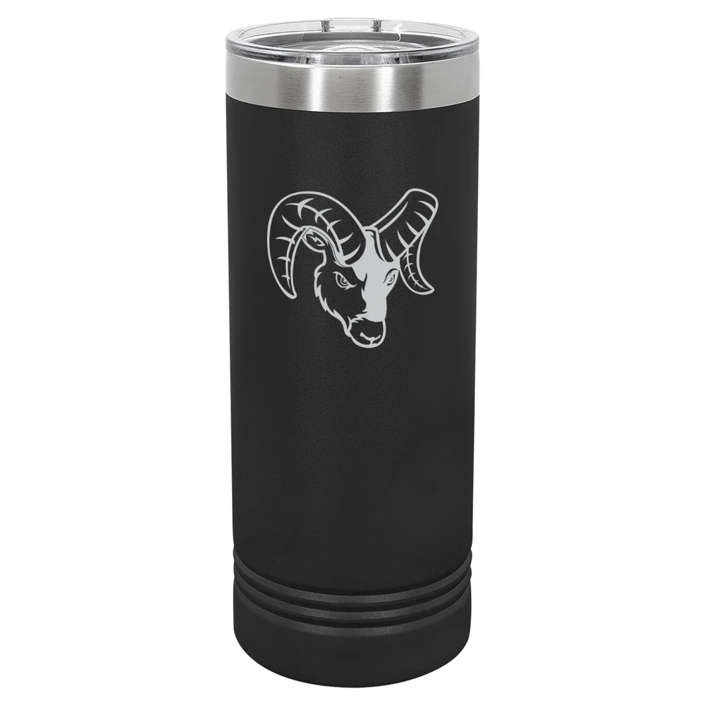 Framingham State University Polar Camel 22 oz. Skinny Tumbler with Slider Lid