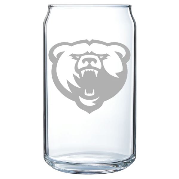 Franklin College Polar Camel 16 oz. Can Glass