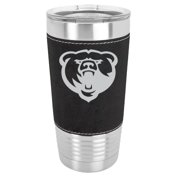 Franklin College Polar Camel 20 oz. Leatherette Grip Tumbler with Standard Lid
