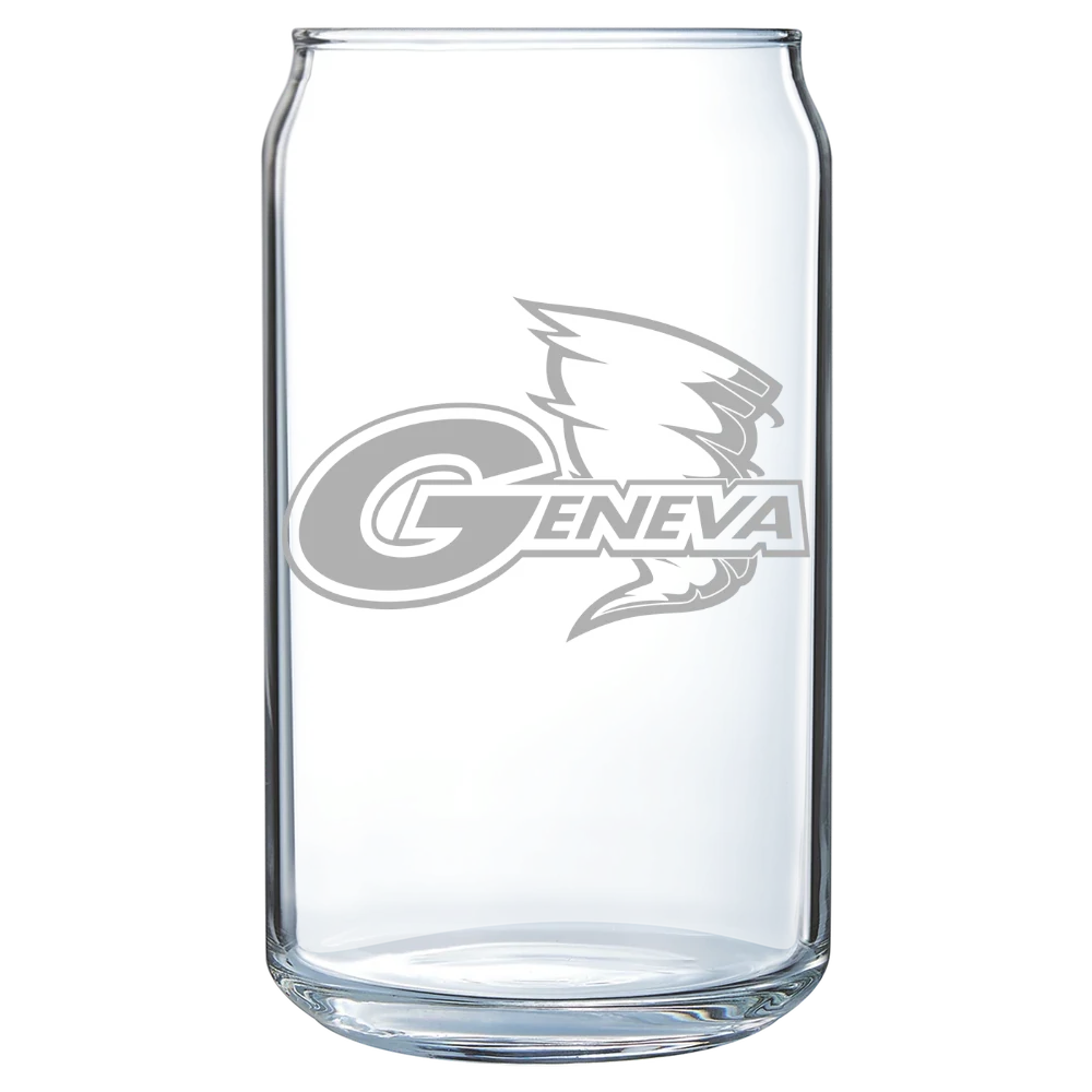 Geneva College Polar Camel 16 oz. Can Glass