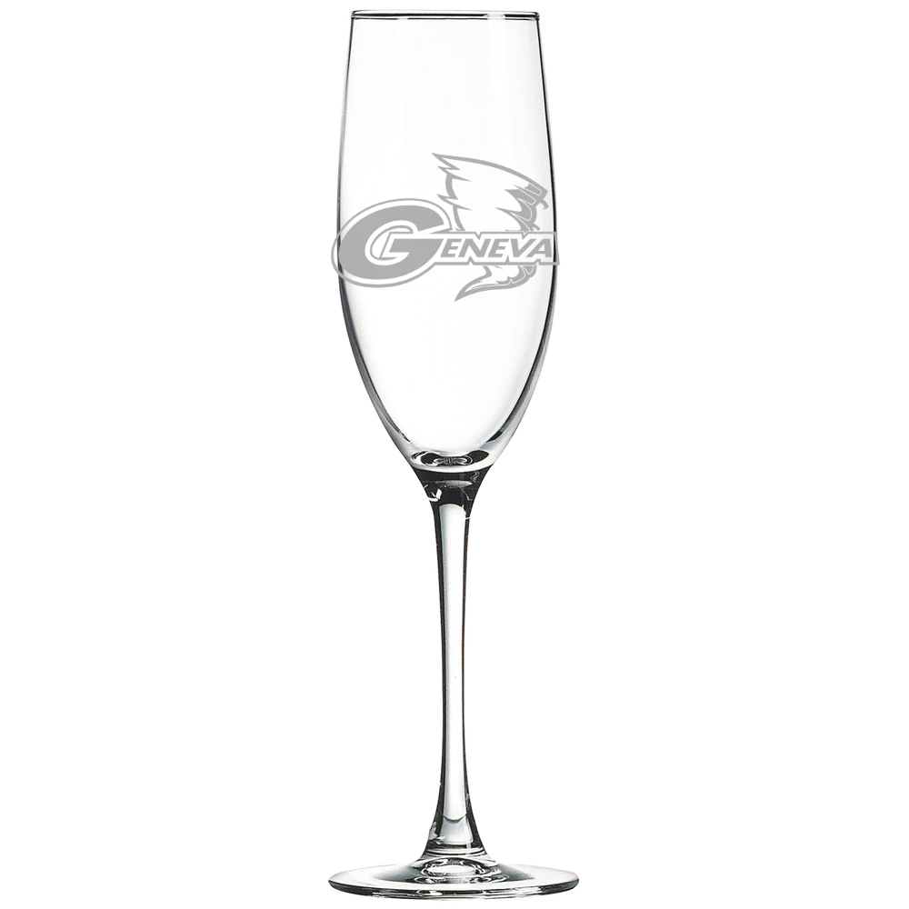 Geneva College Polar Camel 8 oz. Champagne Flute
