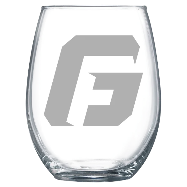 George Fox University Polar Camel 15 oz. Stemless Wine Glass