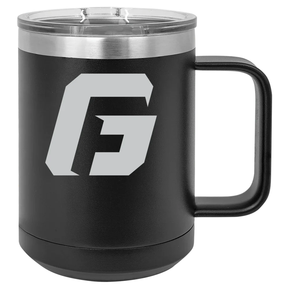 George Fox University Polar Camel 15 oz. Mug with Slider Lid