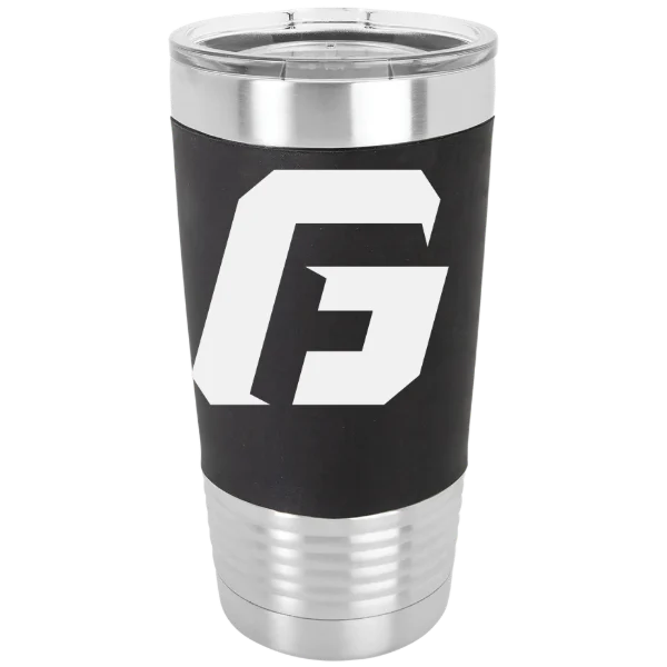 George Fox University Polar Camel 20 oz. Silicone Grip Tumbler with Standard Lid