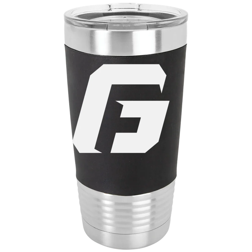 George Fox University Polar Camel 20 oz. Silicone Grip Tumbler with Standard Lid